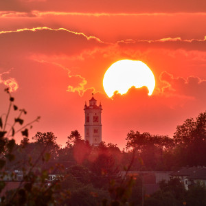 Sonnenuntergang über Tuerkehim 2